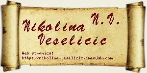 Nikolina Veseličić vizit kartica